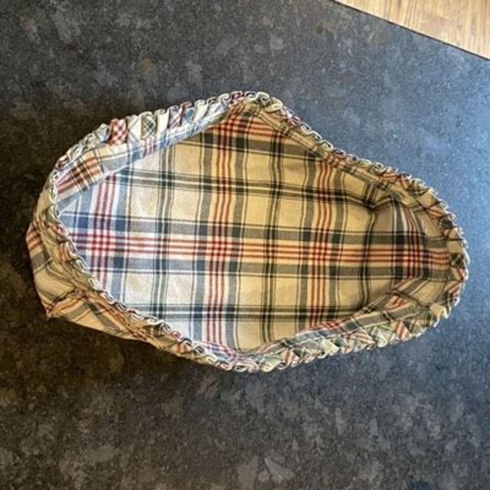Longaberger Basket Liner 13” Plaid